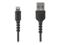 Bild von STARTECH.COM USB auf Lightning Kabel - 1m - MFi zertifiziertes Lightning Kabel - robust und strapazierfähig - schwarz