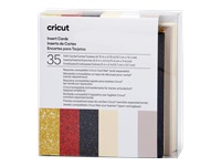Bild von CRICUT Insert Cards Glitz & Glam S40 12,1cm x 12,1cm 35-pack (P)