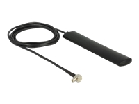 Bild von DELOCK LTE Antenne TS-9 Stecker 90 3 dBi omnidirektional starr schwarz Klebemontage