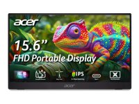 ACER Moniteur Portable PM161QB1bmiuux 15.6p LED IPS 16:9 FHD 60Hz Dalle Flat HDMI 1.4 + 2xType-C Garantie 2ans Standard