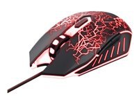 TRUST Souris gaming filaire IZZA rétroéclairée - Noire