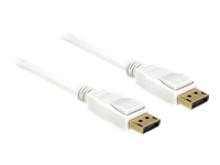 Bild von DELOCK Kabel DisplayPort 1.2 Stecker > DisplayPort Stecker 1 m weiß 4K