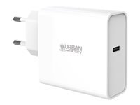 URBAN FACTORY Powee Chargeur Secteur USB-C 65W Blanc