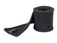 Bild von STARTECH.COM 1m Neopren Kabelschlauch mit Reissverschluss & Schnalle - 3cm Durchmesser - Kabelmanager - Flexibler Kabelorganizer -Sw
