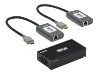 Bild von EATON TRIPPLITE 2-Port HDMI over Cat6 Extender Kit Splitter/2x Pigtail Receivers 4K 60Hz HDR 4:4:4 PoC 230ft. 70,1m TAA