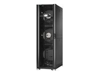 APC InRow RC Rack air-conditioning cooling system chilled water 460 480V, Black 42U