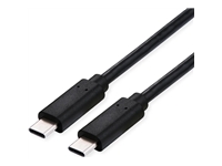 Bild von VALUE USB4 Gen3x2 Kabel C-C ST/ST 40Gbit/s 100W schwarz 1m