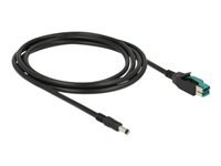 Bild von DELOCK PoweredUSB Kabel Stecker 12 V > DC 5,5 x 2,1 mm Stecker 2 m für POS Drucker und Terminals