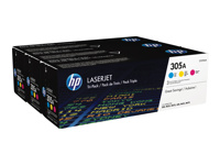 HP 305A Original Toner cyan, magenta, yellow 2.600 Pages Tri-Pack