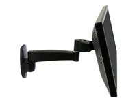 ERGOTRON 200 Series Mounting kit wall arm for Monitor 1 extension steel black screen size up to 32inch