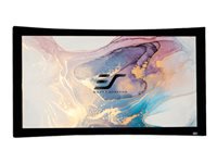 ELITE SCREENS CURVE135WH1 H:168 B:299 Cinema Scope Fixed Frame Curve Front Projection Screen