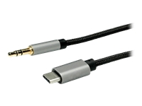 Bild von ROLINE Adapter Kabel USB Typ C - 3,5mm Audio ST/ST schwarz 1,8m