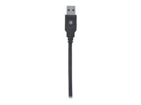 Bild von MANHATTAN USB 3.1 Typ C Gen1-Kabel 2m Typ C-Stecker auf Typ A-Stecker 5 Gbit/s schwarz