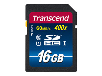 Bild von TRANSCEND Premium 16GB SDHC UHS-I Card Class10 60MB/s