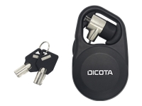 Bild von DICOTA Sicherheitskabel T-Lock Versenkbarer 3x7mm Schlitz mit Schlüssel