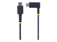 Bild von STARTECH.COM 2m USB-C Ladekabel Mit Winkelstecker und 60W PD 3A - Robustes Schnellladekabel Mit Aramidfaser - USB-C Auf USB-C