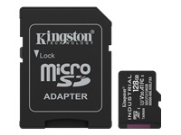 KINGSTON 128GB microSDXC Industrial C10 A1 pSLC Card + SD Adapter