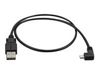 Bild von STARTECH.COM Micro USB Lade und Sync-Kabel St/St - Rechts gewinkelt Micro-USB - 0,5m