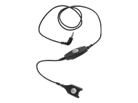 EPOS CALC 01 Headset cable EasyDisconnect to mini-phone stereo 3.5mm male 1m black standard bottom cable
