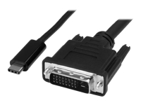 Bild von STARTECH.COM USB-C auf DVI Adapterkabel - USB Typ-C auf DVI Konverter / Adapter - 1m - 1920x1200