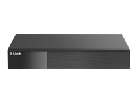 D-LINK Enregistreur vidéo NVR 4 canaux Supporte H.265 et H.264 Supporte caméra jusquà 6MP Précision IA intégrée Sortie à double