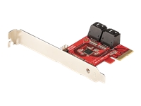 Bild von STARTECH.COM PCIe SATA Controller Karte - 4 Port SATA Erweiterungskarte/Kontroller - 6Gbit/s - Full/Low-Profile Blende