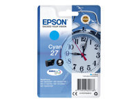 Bild von EPSON 27 Tinte cyan Standardkapazität 3.6ml 350 Seiten 1-pack blister ohne Alarm - DURABrite ultra Tinte