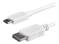 Bild von STARTECH.COM 1m USB C auf DisplayPort Kabel - USB C Kabel - 4K 60hz - Weiss - USB C zu DisplayPort - USB Typ C auf DP Kabel