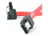 Bild von STARTECH.COM 45,72cm 18Zoll Latching SATA to Right Angle SATA Serial ATA Cable