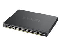 Bild von ZYXEL XGS1930-52HP 52 Port Smart Managed PoE Switch 48x Gigabit PoE and 4x 10G SFP+ hybird mode standalone or NebulaFlex Cloud 375W