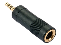 Bild von LINDY Audio-Adapter 3,5mm female an 6,3mm female vergoldet