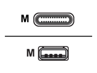 Bild von PARAT USB Daten-/Ladekabel - USB Typ-A auf USB-C - Länge 1,0m - schwarz