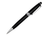 MCL Stylet 2 en 1 avec stylo intégré - Noir