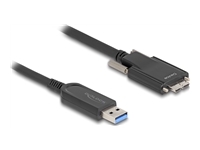 Bild von DELOCK Aktives Optisches Kabel USB 10 Gbps Typ-A Stecker zu Typ Micro-B Stecker mit Schrauben 10m