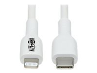 Bild von EATON TRIPPLITE USB-C to Lightning Sync/Charge Cable M/M MFi Certified White 1m 3,3 ft.