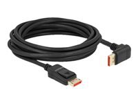 Bild von DELOCK DisplayPort Kabel Stecker gerade zu Stecker 90 oben gewinkelt 8K 60 Hz 5 m