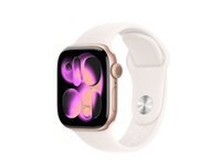 APPLE Watch Series 11 GPS 42mm Rose Gold Aluminium Case with Light Blush Sport Band - M/L