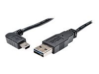 Bild von EATON TRIPPLITE Universal Reversible USB 2.0 Cable Reversible A to Right-Angle 5Pin Mini B M/M 3ft. 0,91m