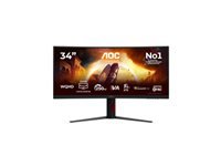 AOC Gaming CU34G4ZCA 34p 3440x1440 21:9 Fast VA 250Hz HDMI x 2x 2.1 DP x 1x 1.4 1x USB-C