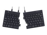 Bild von R-GO Split Ergonomische Tastatur draht ergonomisch kompaktes Design leichter Tastenanschlag flach Win Linux