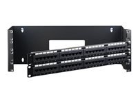 Bild von STARTECH.COM 4 HE 48,26cm 19Zoll Patchpanel Halteung mit Scharnier zur Wandmontage