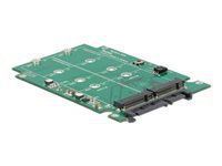 Bild von DELOCK Konverter SATA 22 Pin > 2x M.2 NGFF 2.5Z mit RAID 9,5mm