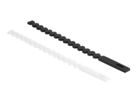 Bild von DELOCK Kabelbinder flexibel wiederverwendbar 20 Stück schwarz / weiss