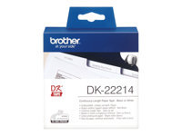 Етикетна хартия BROTHER DK22214, 12mm, бяла