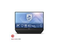 PHILIPS 24B2D5300/00 23.8p FHD 120Hz IPS Flat Fixed Swivel 180 degree DUAL-sided monitor DualView 65W TUV EyeSafe certified USB