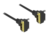 Bild von DELOCK DVI Kabel 18+1 Stecker gewinkelt zu 18+1 Stecker gewinkelt 1m