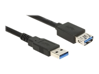 Bild von DELOCK  Verlängerungskabel USB 3.0 Typ-A Stecker > USB 3.0 Typ-A Buchse 1,5 m schwarz