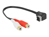 Bild von DELOCK Audiokabel Pioneer Stecker > 2 x Cinch Buchse rot, wei  25cm