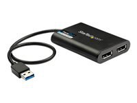 Bild von STARTECH.COM USB to Dual DisplayPort Adapter - 4K 60Hz USB 3.0 5Gbps