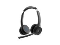 CISCO 722 Wireless Dual On-ear Headset USB-A Bundle-Carbon Black